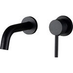 Змішувач прихованого монтажу для умивальника VBI Milano Black VBI-050102BL (чорний, внутрішня частина в комплекті), Колір виробника: чорний, фото 