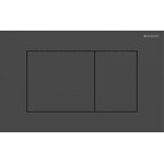 Кнопка смыва Geberit Sigma40 Square 115.629.14.1 (черный матовый), Цвет производителя: черный матовый, фото 