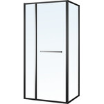 Душевая кабина Volle Cruze Black Matt 1047.124704 (90x90 см, стекло прозрачное, профиль черный матовый), Доступные размеры: 90 x 90, Цвет производителя: черный матовый, фото 
