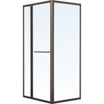 Душевая кабина Volle Cruze Pardo Pistola Gris 1047.124705 (90x90 см, стекло прозрачное, профиль серый матовый), Доступные размеры: 90 x 90, Цвет производителя: серый матовый, фото 