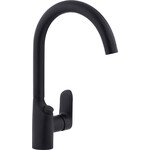 Смеситель для кухни Perla Leo PBZ6902B (черный матовый, с подключением питьевой воды), Цвет производителя: черный матовый, фото 