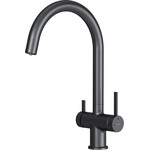 Смеситель для кухни Am.Pm Func F8F07722 (черный матовый, с подключением питьевой воды), Цвет производителя: черный матовый, фото 