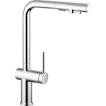 Смеситель для кухни Kroner KRP Küche C03839 (хром, с выдвижной лейкой и подключением питьевой воды), Цвет производителя: хром, фото 