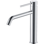 Смеситель для умывальника Devit Flow Chrome 550533C (хром, высокий), Цвет производителя: хром, фото 