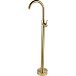 Смеситель для умывальника VBI Milano Brushed Gold VBI-050113BG (брашированное золото, напольный), Цвет производителя: брашированное золото (матовое), фото 