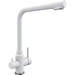 Смеситель для кухни Platinum KT 8201 (SP000033364, белый, с подключением питьевой воды), Цвет производителя: белый, фото 