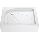 Душова кабіна Dusel A-518 A51880800 (80x80 см, скло прозоре, профіль хром), Доступні розміри: 80 x 80, Колір виробника: прозоре скло, обробка хром, фото , изображение 2
