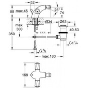 Смеситель двухвентильный Grohe Avina 24032000, фото 2