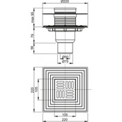 Зливний трап Alcaplast APV2324, фото , изображение 2