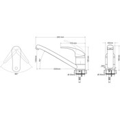 Смеситель для кухни RJ Baron RBZ014-6B, фото 2