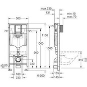 Инсталляция для унитаза Grohe Rapid Sl 38536001, фото 2