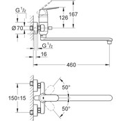 Змішувач для ванни Grohe Eurosmart Cosmopolitan 32847000, фото , изображение 2