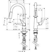 Смеситель для кухни Hansgrohe Talis 72815000, фото 4