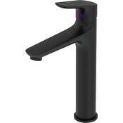 Змішувач для умивальника високий RedBlu Origin Bit 770250300 (чорний), фото , изображение 5