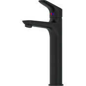 Змішувач для умивальника високий RedBlu Origin Bit 770250300 (чорний), фото 