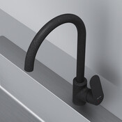 Смеситель для кухни Am.Pm Like F80E07122 (черный), Цвет производителя: черный, фото 4