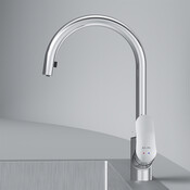 Смеситель для кухни Am.Pm Like F8012000 (с выдвижной лейкой), фото 5