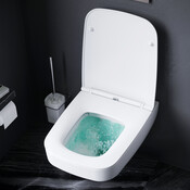 Безобідковий підвісний унітаз Am.Pm Inspire FlashClean V2.0 C50A1700SC (з сидінням мікроліфт), фото , изображение 3