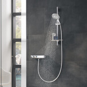 Душовий гарнітур Grohe Rainshower Smartactive 150 26591000 (з полицею), фото , изображение 3