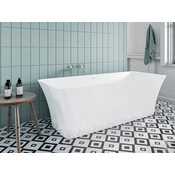 Miraggio Bonita 0000265 Ванна окрема прямокутна 180x75 см, білий глянець, Технологія виробництва: Miramarble, Колір виробника: білий глянець, фото , изображение 5