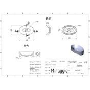 Умывальник Miraggio Evora Mirasoft 0001017 (50x32 см, белый матовый), Цвет производителя: белый матовый, Технология производства: Mirasoft Technology, фото 5