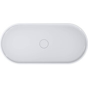 Умывальник Miraggio Marta 900 Miramarble 0000692 (90x42 см), Доступные размеры: 90 x 42, Цвет производителя: белый глянец, Технология производства: Miramarble, фото 5