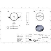 Умывальник Miraggio Sofia Mirasoft 0001049 (47.7 см, белый матовый), Цвет производителя: белый матовый, Технология производства: Mirasoft Technology, фото 5