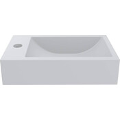 Miraggio Faro R 0000196 Умывальник накладной прямоугольный 40x22 см, белый матовый, Доступные размеры: 41 x 23 R, Цвет производителя: белый матовый, Технология производства: Miramarble Matt, фото 4