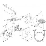 Душевая система скрытого монтажа Kludi Pure&Easy 406300575 (7 в 1), фото 2