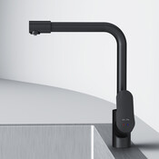 Смеситель для кухни на две воды Am.Pm Like F8005722 (черный матовый), Цвет производителя: черный, фото 5