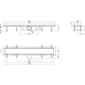 Трап для душу Qtap Dry Tile304-600 (QTDRYTILE304600, 600 мм, сірий/хром), фото , изображение 6