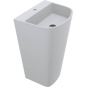 Раковина Miraggio Halifax Miramarble Matt 0000533 (52x43 см, белая матовая, напольная), Цвет производителя: белый матовый, Технология производства: Miramarble Matt, фото 