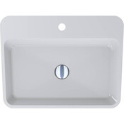 Раковина Miraggio Sun Miramarble 0002390 (60x45 см, напольная), Цвет производителя: белый глянец, Технология производства: Miramarble, фото 6