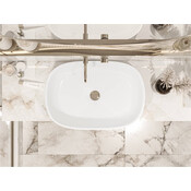 Раковина Miraggio Tripoli Miramarble 0000586 (80x40 см, чаша), Цвет производителя: белый глянец, Технология производства: Miramarble, фото 5