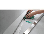 Трап для душу Hansgrohe RainDrain Compact Brushed Stainless Steel 56168800 (900 мм, брашована нержавіюча сталь), фото , изображение 4