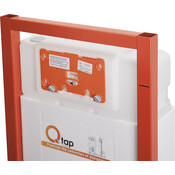 Набор инсталляции 4 в 1 Qtap Nest ST QT0133M425M11111SAT: инсталляция QT0133M425 + клавиша смыва QT0111M11111SAT + прокладка + крепление к стене, фото 3