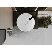 Раковина Miraggio Mars Miramarble 69125595 (42 см, чаша), Технологія виробництва: Miramarble, Колір виробника: білий глянець, фото , изображение 5