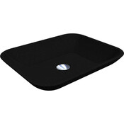 Раковина Miraggio Marteen Mirastone Black Shine 0002610 (49x40 см, черная, чаша), Цвет производителя: черный, Технология производства: Mirastone, фото 