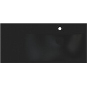 Умывальник Miraggio Viola 1000 R Mirastone Black Shine 8813480 (100x46 см, черный, с крылом), Доступные размеры: 100 x 46 R, Цвет производителя: черный, Технология производства: Mirastone, фото 3