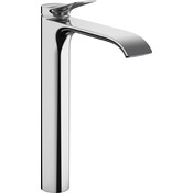 Змішувач для умивальника Hansgrohe Vivenis Chrome 75040000 (високий, з каскадним виливом та донним клапаном), Колір виробника: хром, фото 