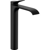 Змішувач для умивальника Hansgrohe Vivenis Black Matt 75040670 (чорний матовий, високий, з каскадним виливом та донним клапаном), Колір виробника: чорний матовий, фото 