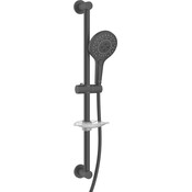 Душовий гарнітур Imprese SPR370 Black Matt f03800110DR (чорний матовий, з мильницею), фото 