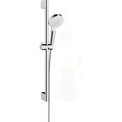 Душевой гарнитур Hansgrohe Crometta Vario Green White/Chrome 26555400 (белый/хром), фото 