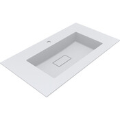 Умывальник Miraggio Erica 900 Miramarble Matt 8813493 (90x50 см, белый матовый, с крылом), Доступные размеры: 90 x 50, Цвет производителя: белый матовый, Технология производства: Miramarble Matt, фото 