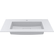 Умывальник Miraggio Erica 900 Miramarble Matt 8813493 (90x50 см, белый матовый, с крылом), Доступные размеры: 90 x 50, Цвет производителя: белый матовый, Технология производства: Miramarble Matt, фото 2