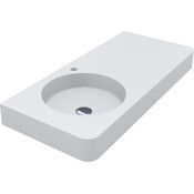 Умывальник-столешница Miraggio Loop 1000 L Mirasoft 8813978 (100x45 см, белый матовый, с крылом), Доступные размеры: 100 x 45 L, Цвет производителя: белый матовый, Технология производства: Mirasoft Technology, фото 4