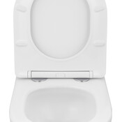 Комплект унітаз з інсталяцією 4 в 1 3884966KH483632: підвісний унітаз з сидінням Kroner Harz Tornado WHI483632 + інсталяція Grohe Solido 3884966Q + клавіша змиву Grohe Even 38960, фото , изображение 6