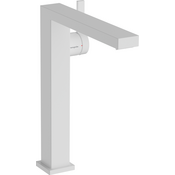 Змішувач для умивальника Hansgrohe Tecturis E White Matt 73070700 (білий матовий, високий, з донним клапаном), Колір виробника: білий матовий, фото 