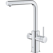 Смеситель для кухни Grohe Blue Pure Minta 30590000 (с выдвижной лейкой и подключением питьевой воды), Цвет производителя: хром, фото 4