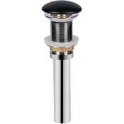 Умивальник Qtap Scorpio Black Matt QT142202MBMBN47312 (51x39 см, чорний матовий, з донним клапаном), Доступні розміри: 51 x 39, Колір виробника: чорний матовий, фото , изображение 5